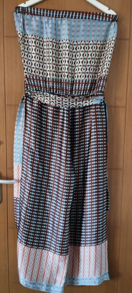 ολόσωμη φόρμα σατέν υφή jupe  L xl