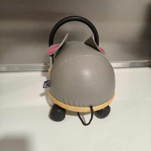 Wheely Bug Mouse wooden ride-on toy for children