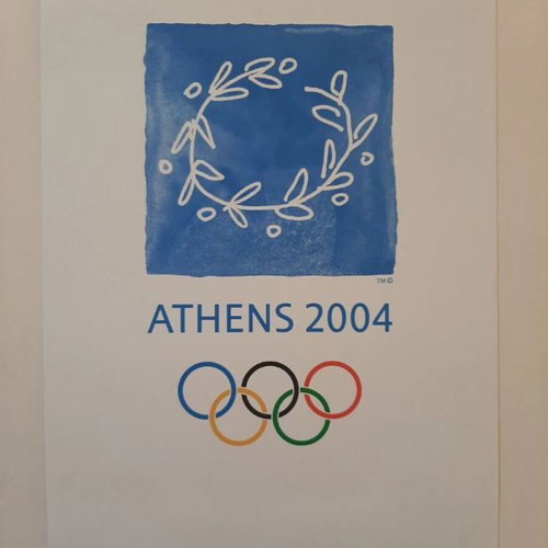 Athens 2004 Olympic Games poster new with original tube