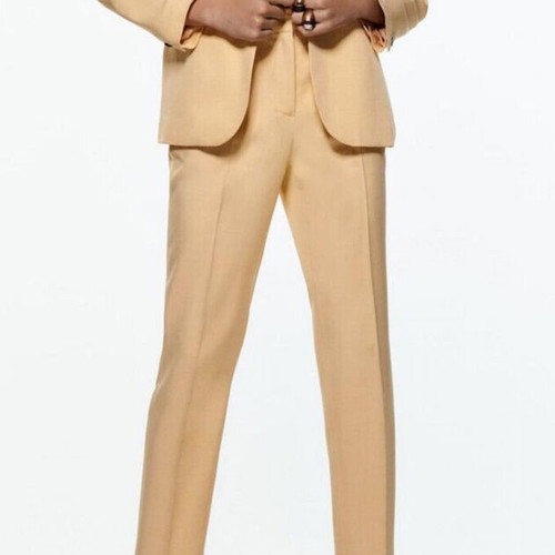 Zara suit used, soft yellow pastel color, size 36