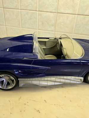Mach Steel toy car used with scratches and missing parts