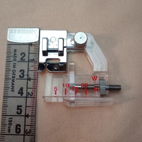 Presser foot for hemming new with adjustable width 5-20mm