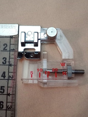 Presser foot for hemming new with adjustable width 5-20mm