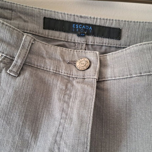 Escada Jean skirt like new with sequins, size XL