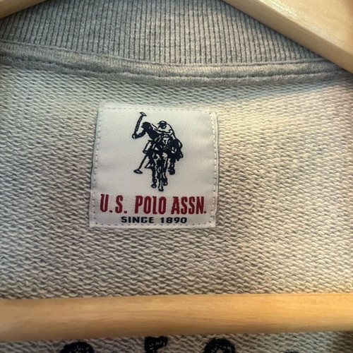 Men's Grey Sweatshirt Jacket U.S. Polo Assn. no L Like New