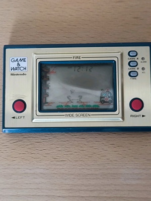 Nintendo Game & Watch Fire FR-27 Wide Screen like new
