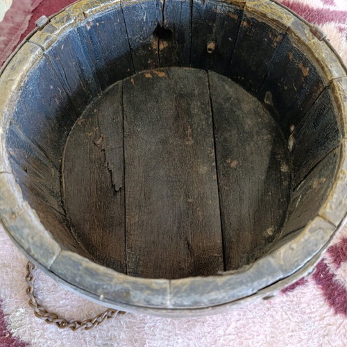 Wooden Bouklos Vintage Water Canteen Very Old Item