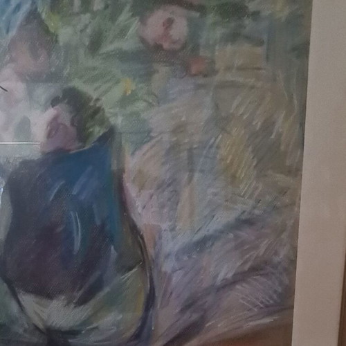Sotiria Ralli Watercolor Painting like new with protective glass