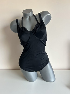 Black one-piece swimsuit new, size S/M