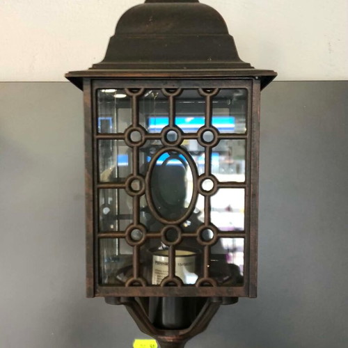 Aluminum Lantern Wall Light new