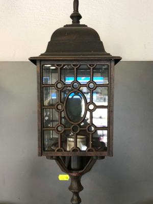 Aluminum Lantern Wall Light new