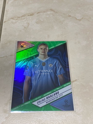 Erling Haaland 2024 Topps Superstars card like new