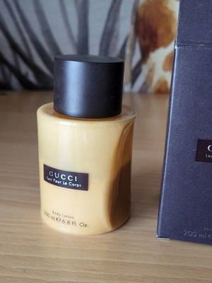 Gucci body lotion used 200ml with classic scent