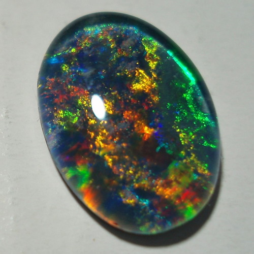 Australlian Opal Opal Doublet Galaxy 3.8 ct new