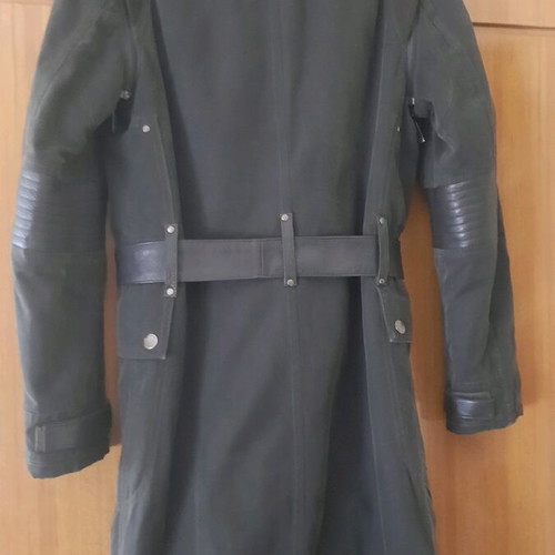 BSB coat like new, warm, size S, long with leather details
