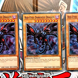 Red Eyes Darkness Dragon Playset (X3)