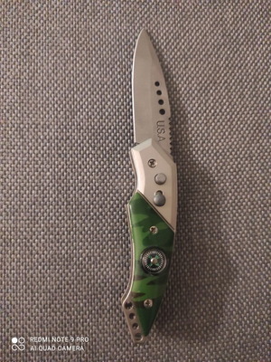 U.S.A Folded Blade Stainless Steel 14cm Like New