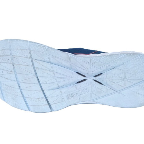 Hoka One One Carbon X 2 sports shoes used, blue and white