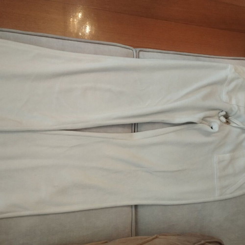 SugarFree white velour pants like new for girls 13-14 years