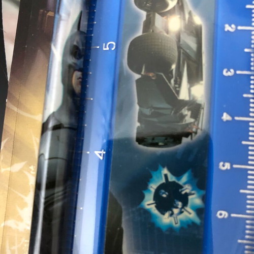 Batman Begins Movie school set new DC Comics with pencil, ruler, sharpener and 2 erasers
