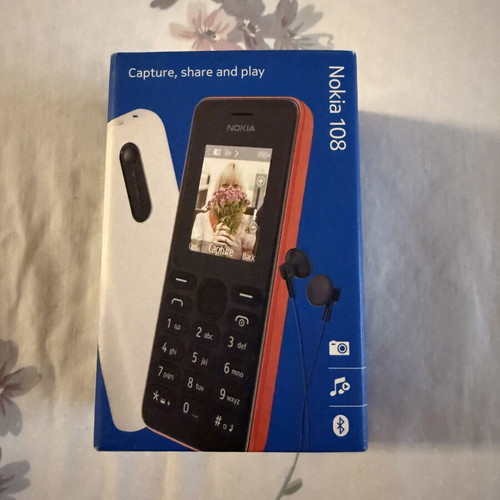 Nokia 108 Black mobile phone
