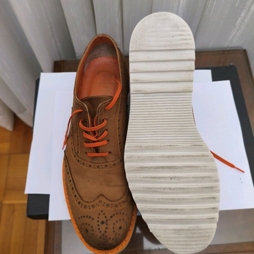 Ανδρικά δερμάτινα σκαρπίνια Polo Club καφέ ταμπα σαν καινούργια