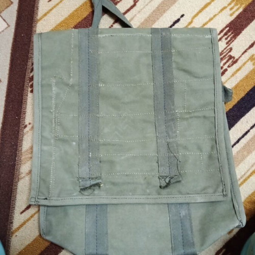 Military backpack used, complete set with many pockets