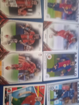 Football cards like new, pack of 37 with players Zota, Leao, Renato Sanches