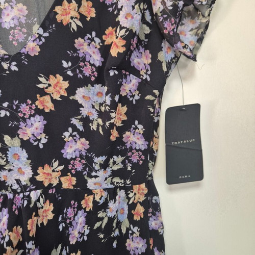 Zara floral dress size L new, spring style