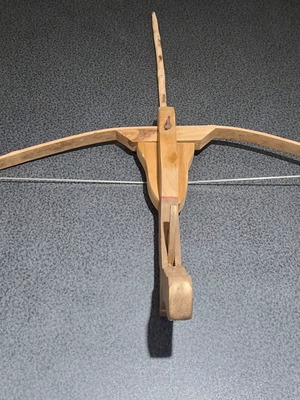 Handmade Wooden Children's Crossbow 45cm with Arrow like new