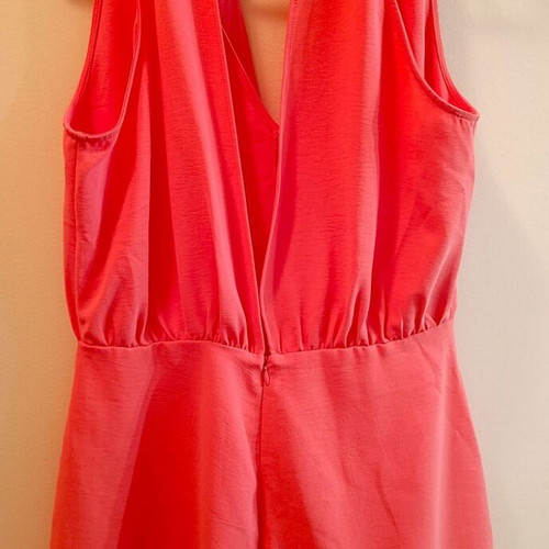 Zara orange jumpsuit shorts like new, size L