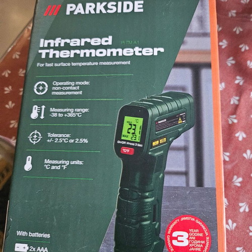 Μετρητής θερμοκρασίας υπερύθρων Parkside σαν καινούργιο