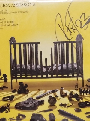 Metallica 72 Seasons 2LP σαν καινούργιο, υπογεγραμμένο από Robert Trujillo