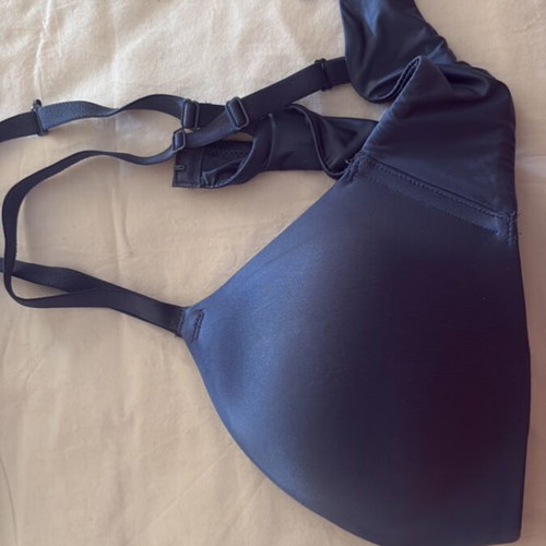 Satin Blue Bra Size 36B/80B Like New