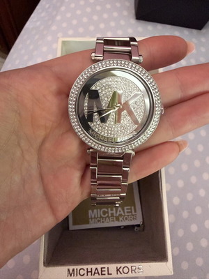Ρολόι Michael Kors καινούργιο με ζιργκόν ασημί απόχρωση