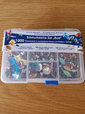 Kreul Gems Set Coloured 1000 pcs craft stones