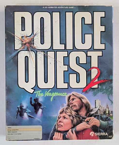 Amiga - Police Quest II: The Vengeance (Big Box) *Sierra*