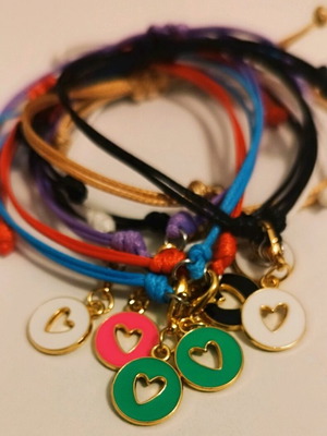 Bracelets new for bulk gifts, wedding, baptism, red