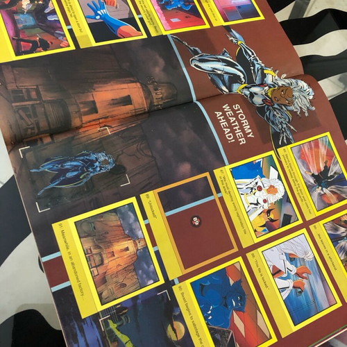 X-Men ‘92 Jim Lee Sticker Album like new with 156 stuck stickers