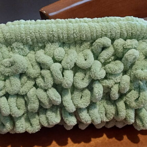 Handmade green handbag new