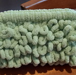 Handmade green handbag new
