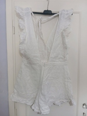 Pull & Bear women's white one-piece new size S