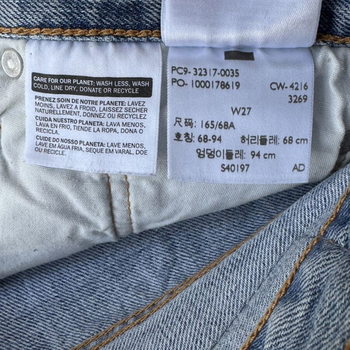 Levi's 501 Denim Shorts vintage, like new, blue, W27