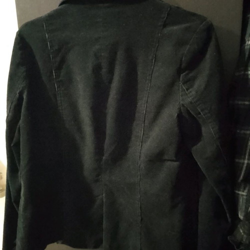 Corduroy women's jacket like new, size L, black