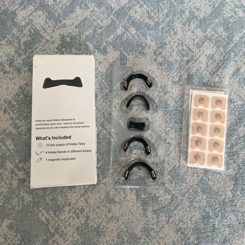 Magnetic Nasal Dilator Clips set of 4 with 30 adhesive strips new