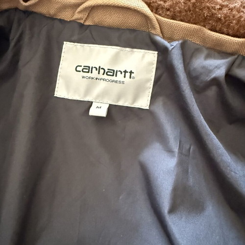 Carhartt Railer jacket, beige and brown, size M