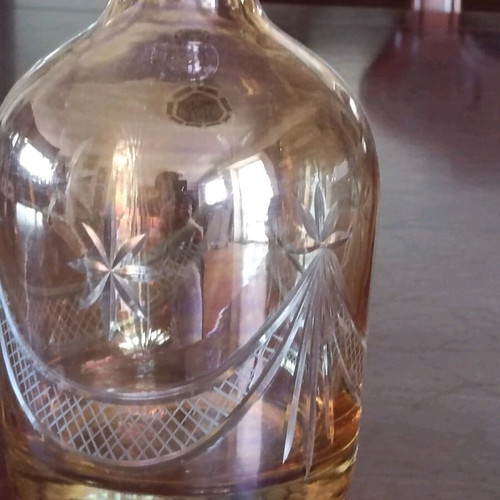 Crystal decanter vintage 31 cm like new