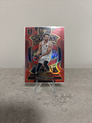 2025-26 Panini Select Euroleague Elijah Bryant Red Concourse card