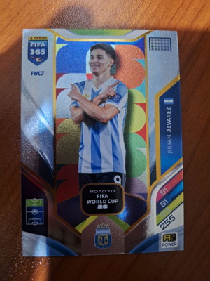 Panini Adrenalyn XL 2026 Alvarez Road to FIFA World Cup like new