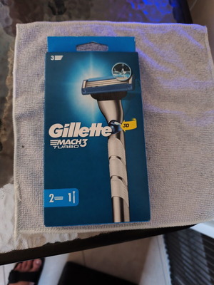 Gillette Mach3 Turbo ξυριστική με 2 ανταλλακτικά καινούργιο